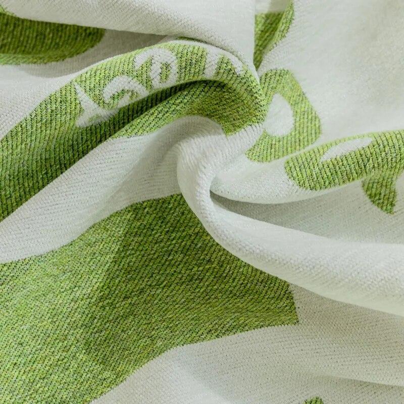 Nordic Throw Blankets for Sofa Bed, Plush Sofa Cover, Anti-cat Scratch Protection, Dust Cover, Single, Full, Four Season