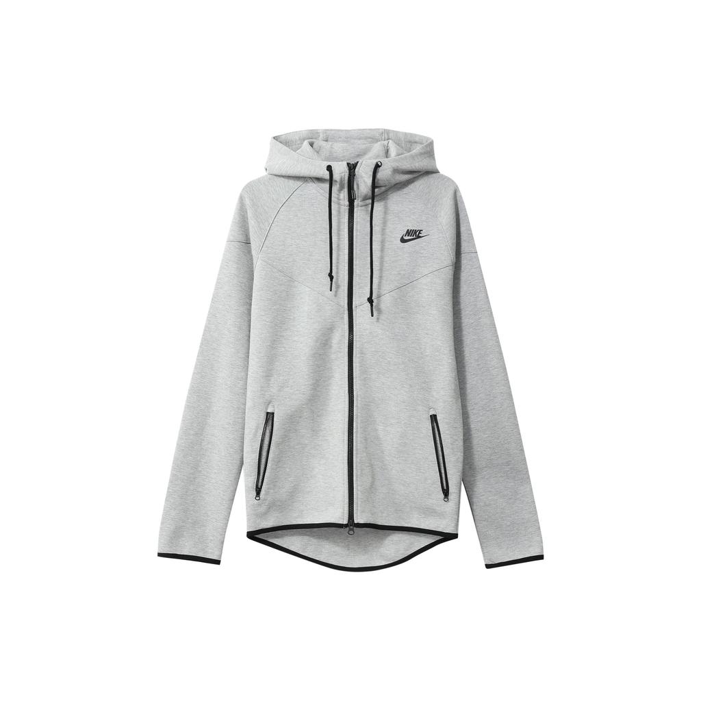 Nike Pánská mikina s kapucí na zip Tech Fleece OG Top Tmavě šedá FD0741-063