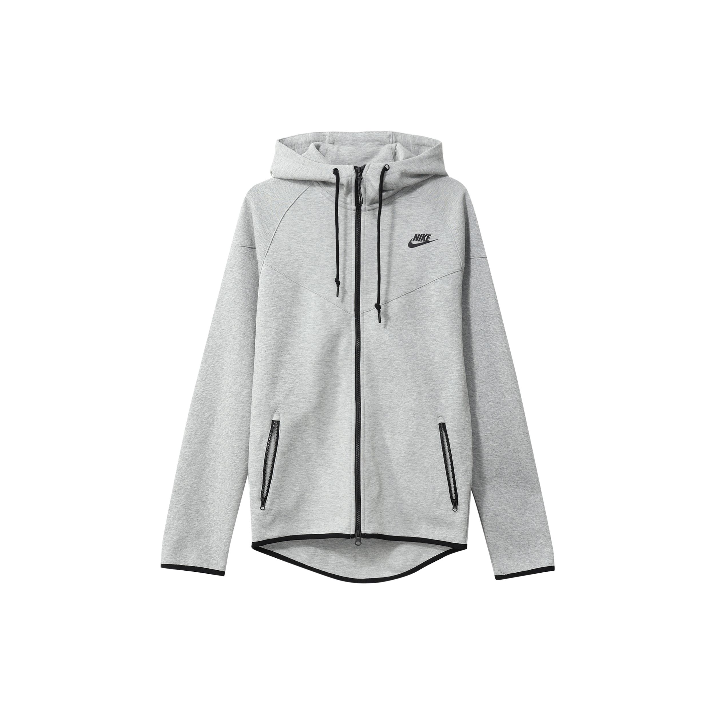 Nike Sportswear Tech Fleece OG Full-Zip Hoodie Jacket Dark Grey Heather FD0741-063 S