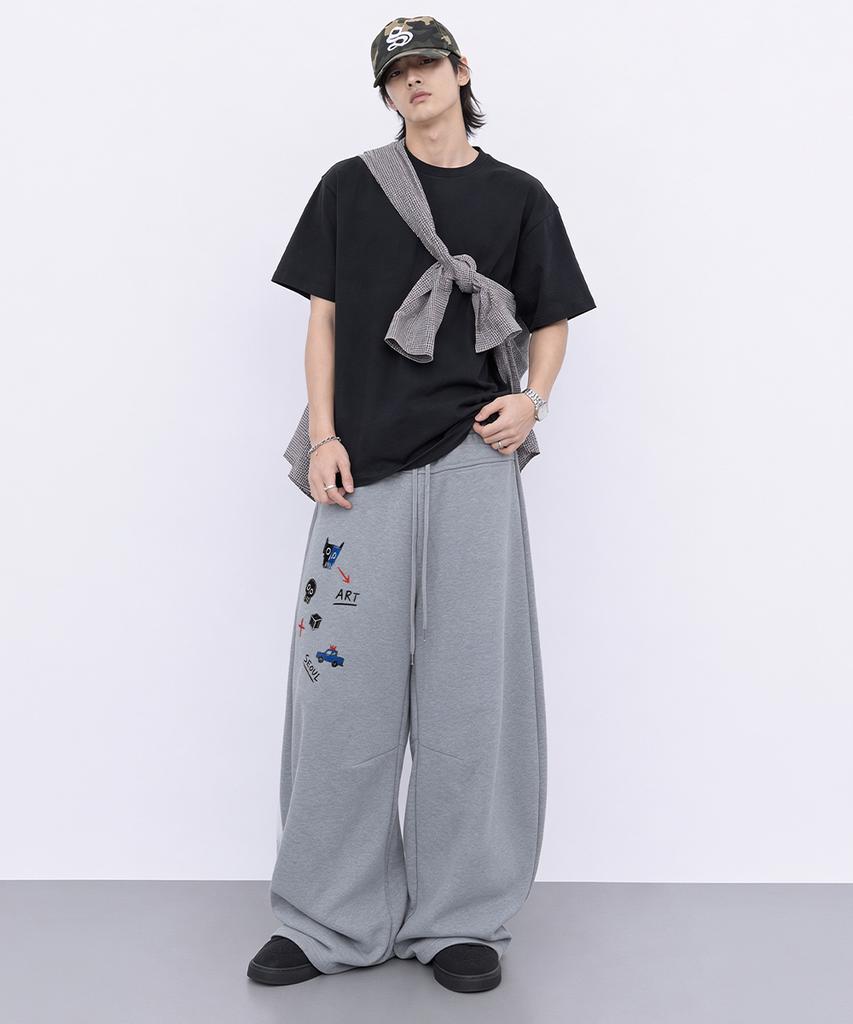 ARTISTWEAR [Atw] Little Chaos Line Wide Pants - 2 Colors
