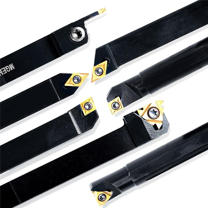 AD23-Lathe Threading Tool Set - Turning Shank Boring Bars With Indexable Carbide Inserts