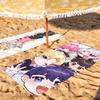 K-Kpop P-Plave Cartoon Anime Towel Quick Drying Beach Towels Are Suitable For Swimming Pools Camping Yoga And The Gym
