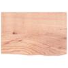 VidaXL Dessus de table marron clair 60x40x2 cm bois chêne traité 3156344