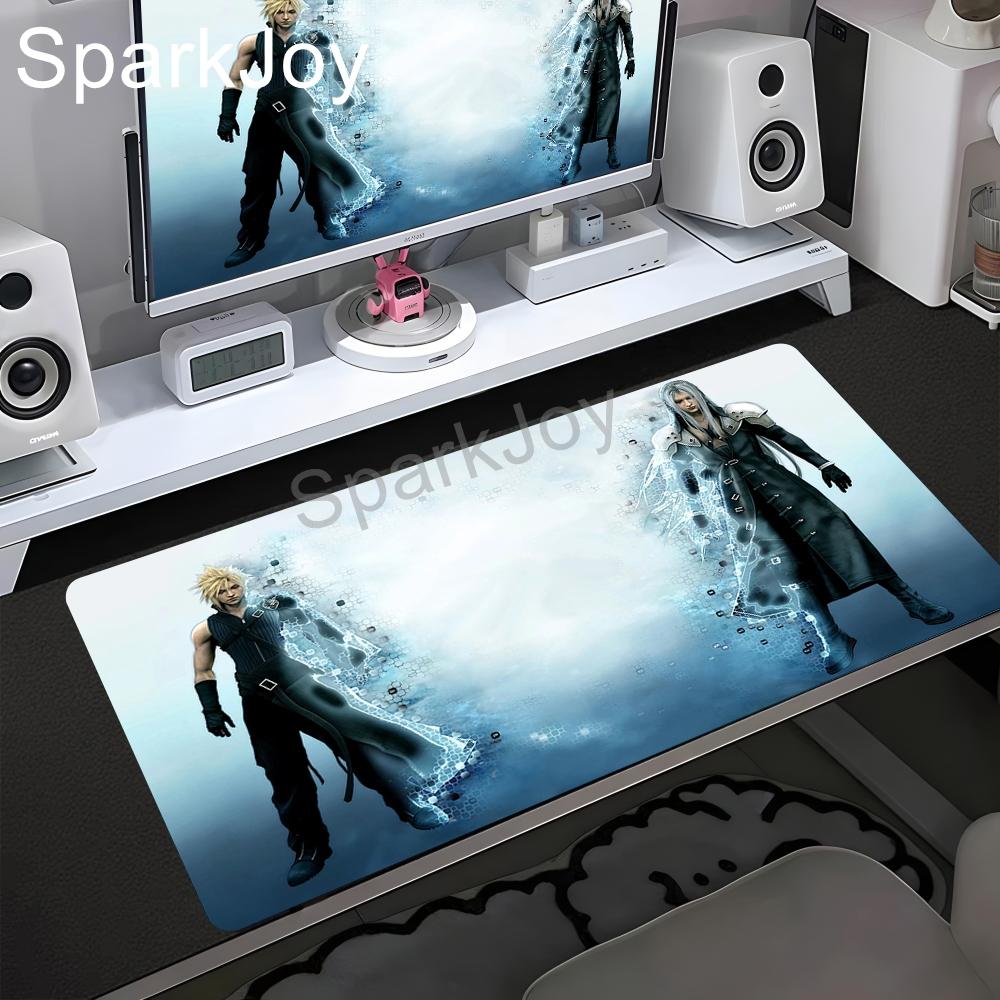HD Computer Mousepad Final Fantasy 7 Large Gaming Mouse Pad PC Gamer Laptop Mouse Mat Office Mausepad XXL Keyboard Mat Desk Pad