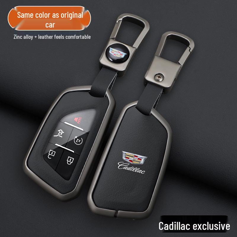 Premiumowe metalowe etui na kluczyk dla 2023 Cadillac CT5, CT6, XT5, XT4, XTS, ATSL