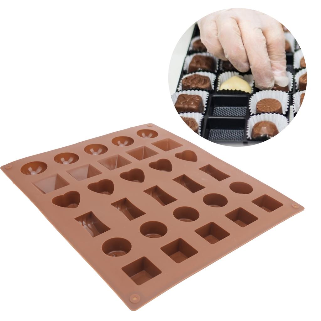 Chocolate Mold Silicone Candies Cake   Mould Geometric Shape Kitchen Baking Tool