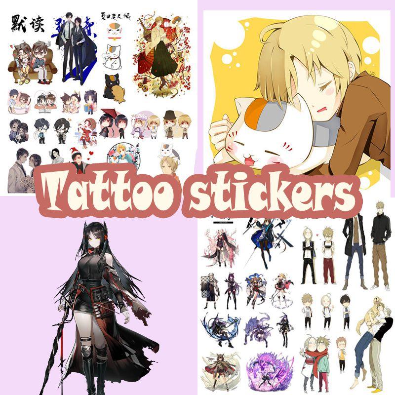 Anime Tattoo Mini Posted Tomorrow Ark Creative Personality Sticker Sticker Gift