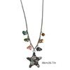 Dreamy Retro Ocean Star Pendant Necklace Niche Personality Neckwear Long Collarbone Chain Fashionable Light Luxury