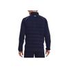 Under Armour Stretch Hybrid Warm Solid Color Stand Collar Down Jacket Men Jacket Midnight-Deep-Blue 1366290-410