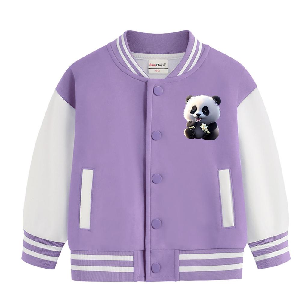Kinder Fleece-gefütterte Baseballjacken - 2026 Frühling/Herbst Neuer Stil für Jungen & Mädchen, Perfekt für Kindergartenschuluniformen