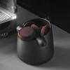 High Capacity Coffee Grounds Bin Thickened Plastic Construction Anti Tip Base Quiet Operation Kitchen Accessories