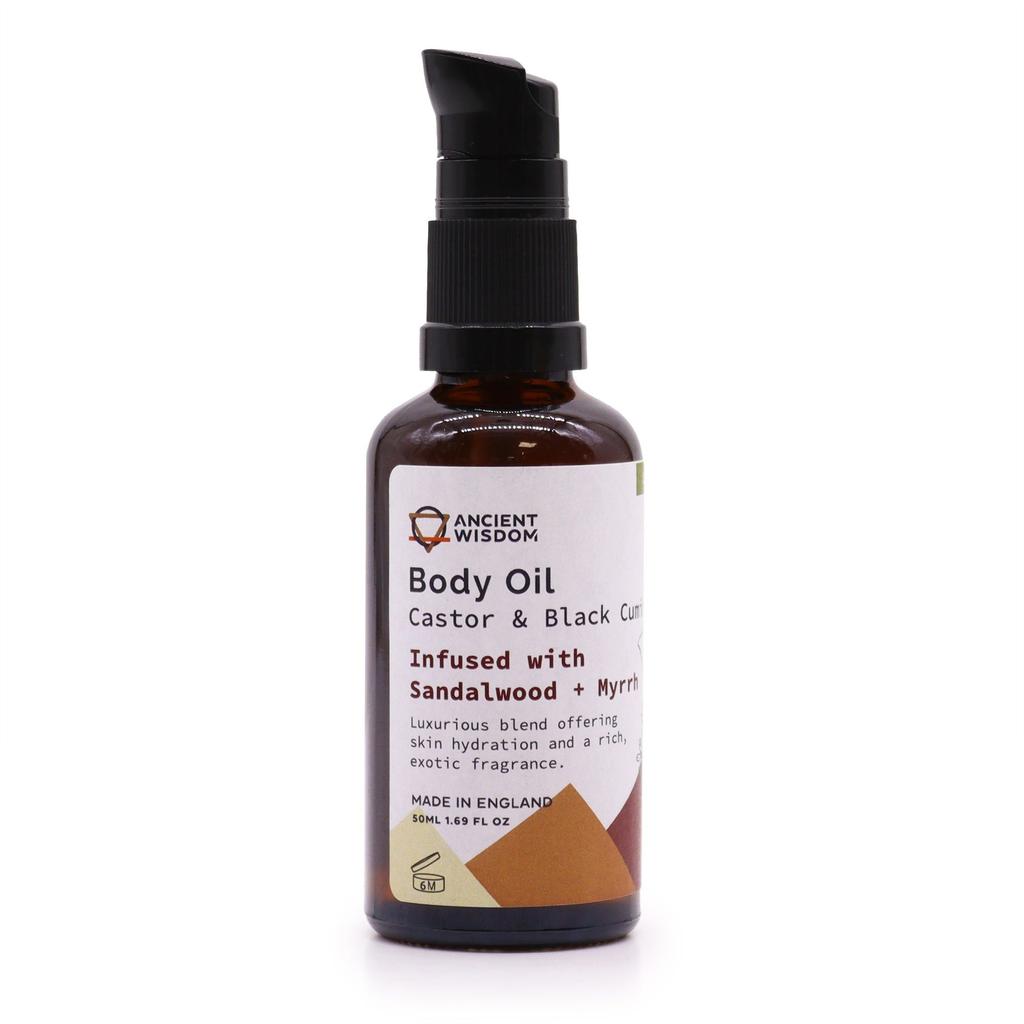 Sandalwood and Myrrh Organic Body Oil 50ml