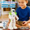 ROBOT PLAZA Robot Toy for Boys, Moving Radio-Controlled Toy for Kids, Birthday Gift for Elementary School Students, Educational Toy (Green)