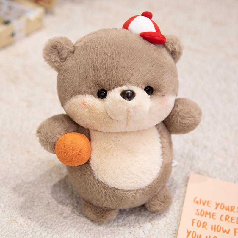 Otter Plush Toy Cartoon Stuffed Doll Decoration For Office Bedroom And Gift