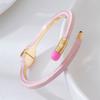 Shiny Glitter Pencil Bangle Trendy Fashion Cuff Bracelet Cute Cross Enamel Bracelet  Daily