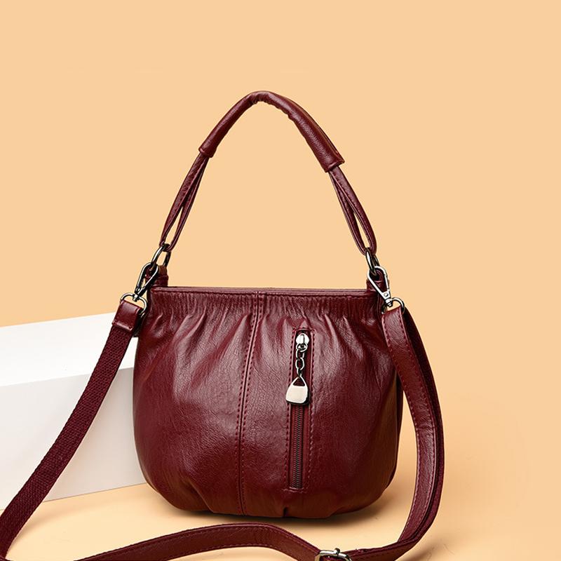 New European and American Fashion Retro Bag Women's Handbag Shoulder Bag Multi layer Large Capacity Crossbody Bag