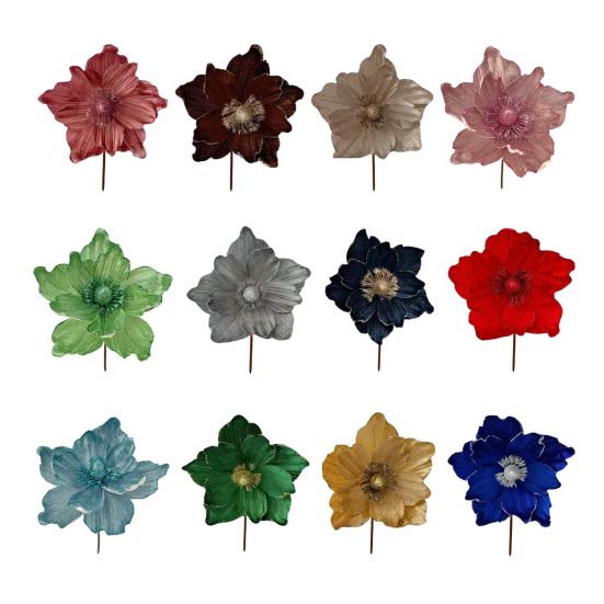 Artificial Flower Christmas Decoration DIY Christmas Tree Wreath Ornaments Faux