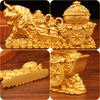 Twelve Zodiac Animal Ornaments, Funiu Ingot, Niu Handicrafts Stall, Desktop Creative Ornaments, Metal, Niu La Ingot