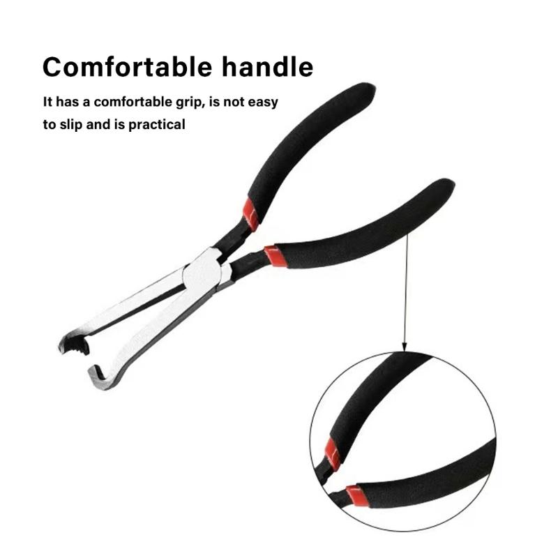 Angled Electrical Connector Pliers For Automotive Wire Plug Removal And Sensors Disconnect Tool Stubborn Tube Detachment