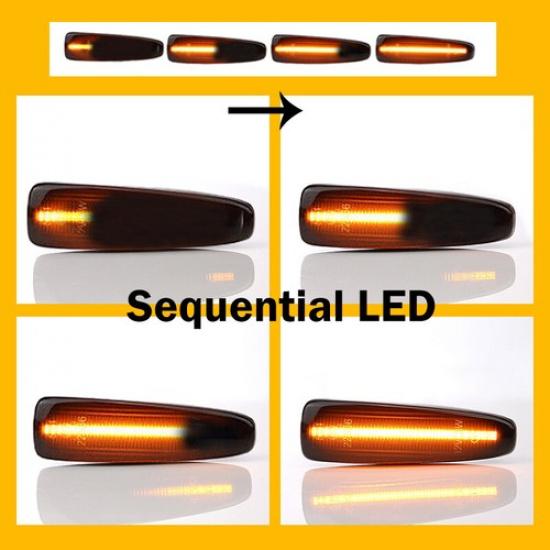 2 Fender Lamp Side Marker Signal Lights For Mitsubishi Lancer Outlander Sport US