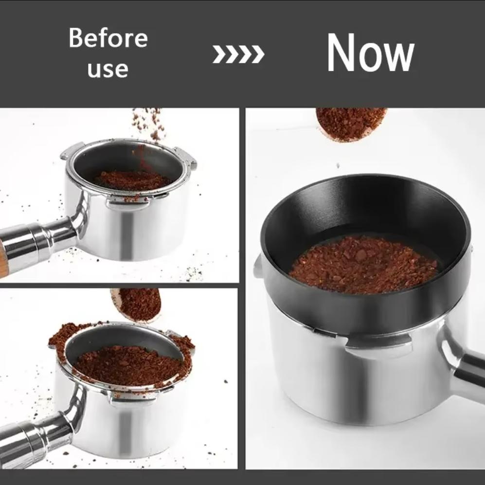 Espresso Coffee Dosing Ring 51mm 53mm 58mm Magnetic Dosing Funnel Super Magnetic PerfectFit Coffee Accessories