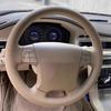 Für Volvo S80 2006-2009 XC70 2007-2010 V70 2009 Handgenäht Beige Leder Rutschfest Auto Lenkradbezug