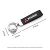 Metal Car Printed Keychain Badge Logo For Mitsubishi Grandis Outlander Xl Pajero Xpander Space Star Lancer EX Galant Delica L200