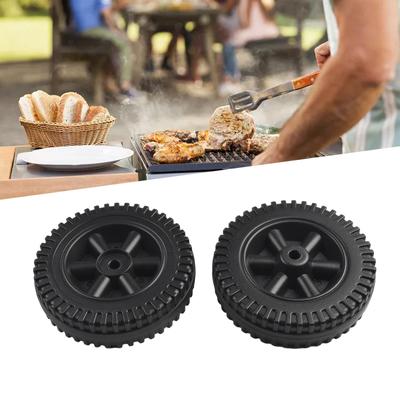 2 Stück Grillräder BBQ Grillrad Kunststoffmaterial