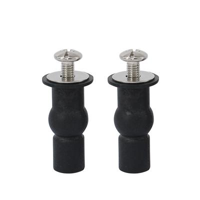 Toilet Seat Screw Hinges Rubber Bung Bathroom Supplies Expanding Rubber Top Nuts