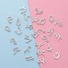 Mirror Polished Stainless Steel A-Z Letter Charms for DIY Jewelry