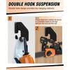 Chainsaw Wall Mount Holder Heavy Duty Garden Tool Organizer Space-Saving Design Garage Tool Storage Rack for Chain Saw Hand Saw