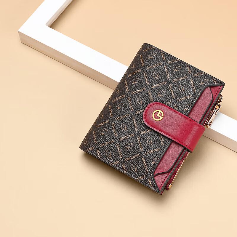 

Goldlion Women s Short Vertical Bi-Fold Wallet