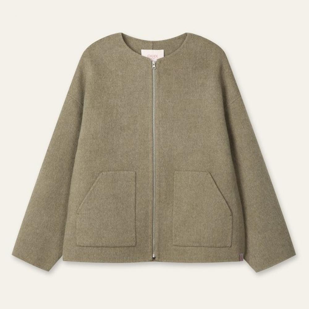 

Oilily Solid Coat Owdfzct009 Khaki (79)/40(77)