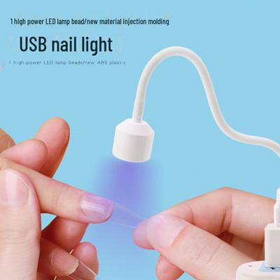 Lampada per unghie USB portatile ad asciugatura rapida per la terapia della nail art