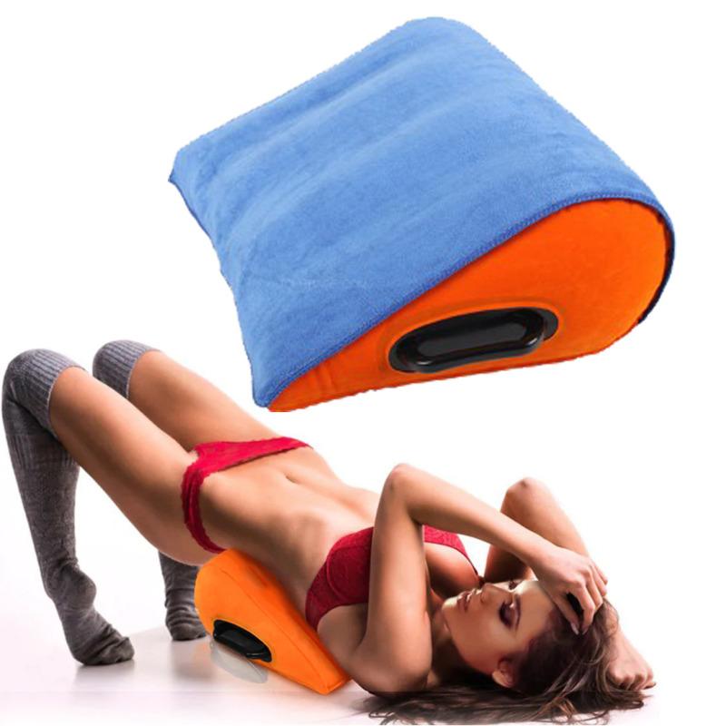 Sex Inflatable Pillow With Handle Triangle Cushion Portable Foldout Support Positioning Mattress Pillow Sex Toys For Couples