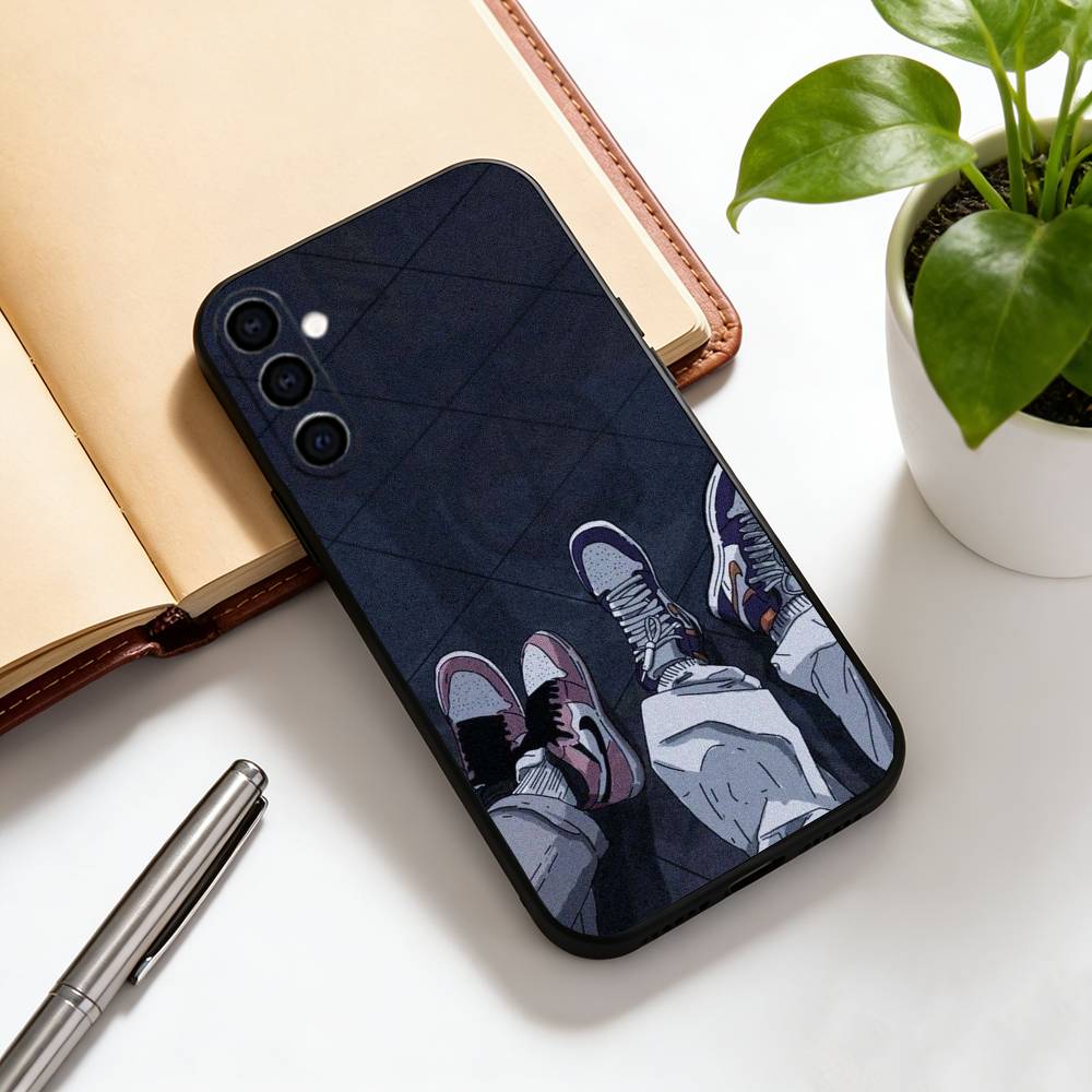 Manhwa  Phone Case For Samsung Galaxy A73,A72,A71,A70,A53,A52,A51,Soft Silicone Black Cover