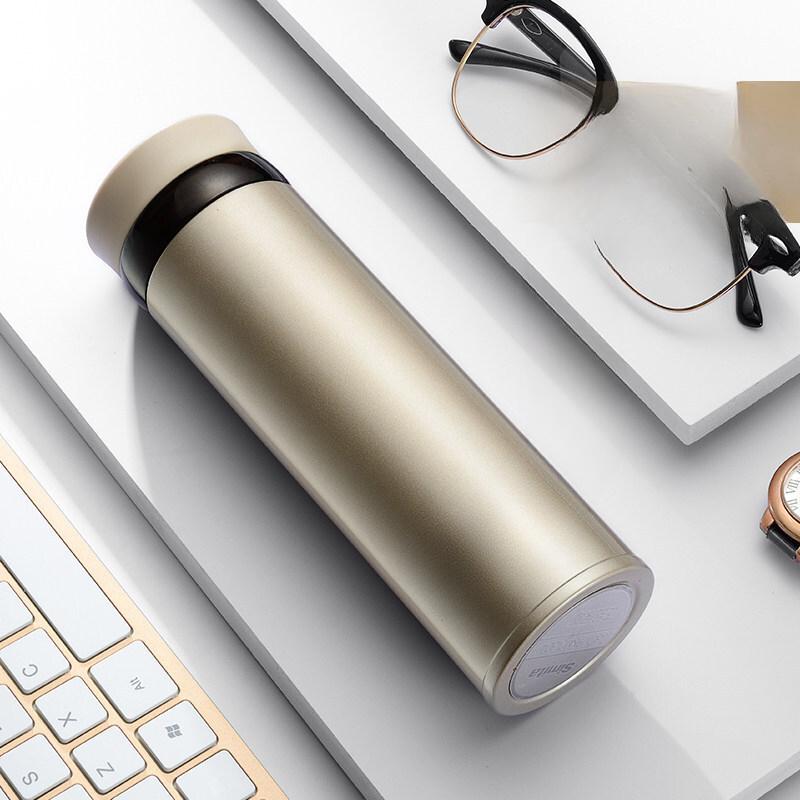 

Кружка из нержавеющей стали, высококлассная автомобильная кружка, деловая кружка для мужчин и женщин 220ml золотой