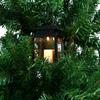 Solar Power Outdoor Garden Led Candle Light Wall Lantern Fence Lawn Lamp