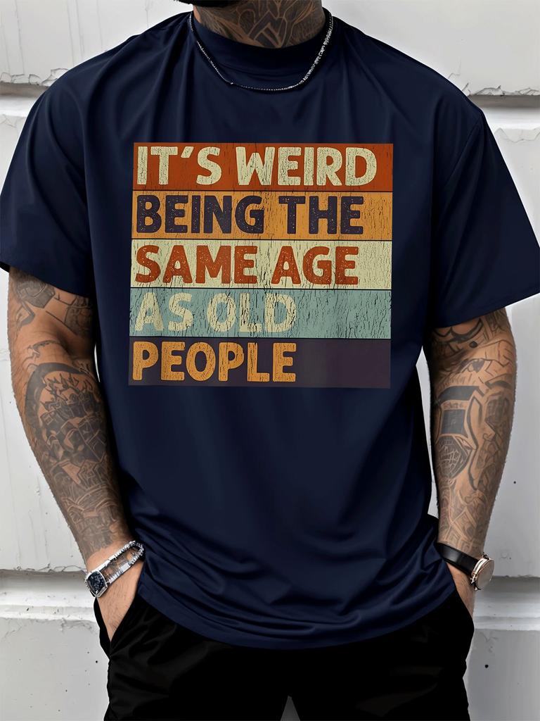 Unisexs Same Age As Old People Graphic T Shirt Funny Vintage Streetwear Short Sleeve Cotton Hip Hop Casual Summer Tee For Unisex