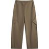 Li Ning CF Comfort Solid Color Straight Leg Casual Pants Women bottoms Teak-Brown AYKU724-7