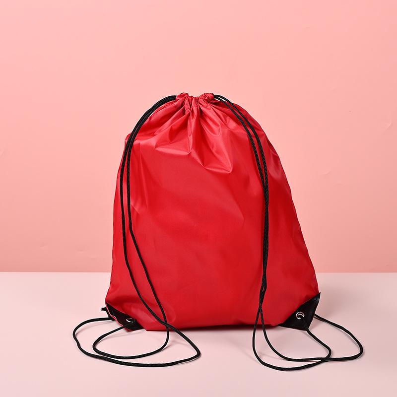 Waterproof Polyester Drawstring Sports Backpack for Outdoor Use