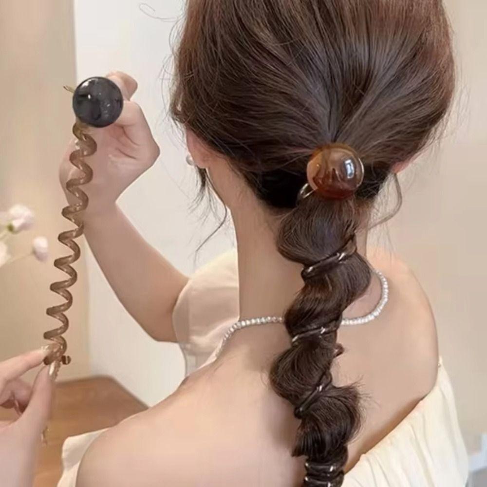 Straight Elastic Headband Simple Hair Rope New Ponytial Holder Hair Tie For Women Girls