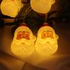 Christmas Lights, LED Light Strings, Outdoor Decorative Atmosphere Lights, Santa Claus Shaped Colored Lights