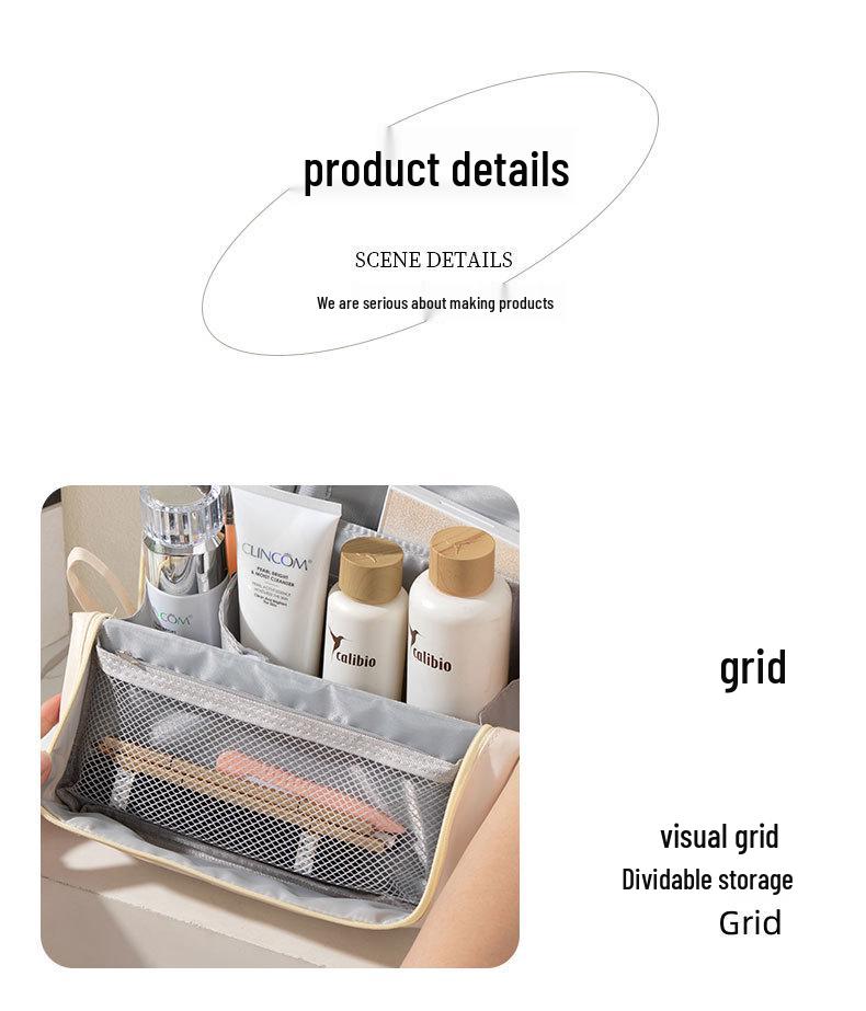 Large Capacity PU Travel Makeup & Pencil Case: Stand-up Bag with Compartments for Brushes & Palettes