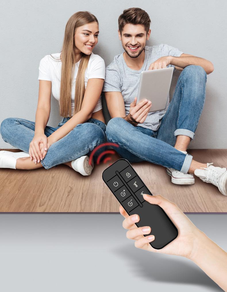 Smart Mobile Electric Heating Floor Mat for Home - Living Room & Bedroom Warmer Carpet