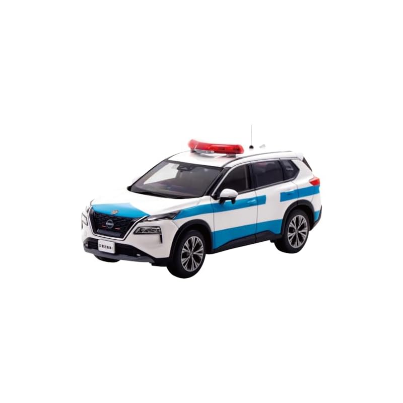 RAI'S 1/43 Nissan X-Trail S e-4ORCE (T33) 2022 Police Headquarters Security Department Mobile Unit Disaster Response Vehicle (Finished Product)