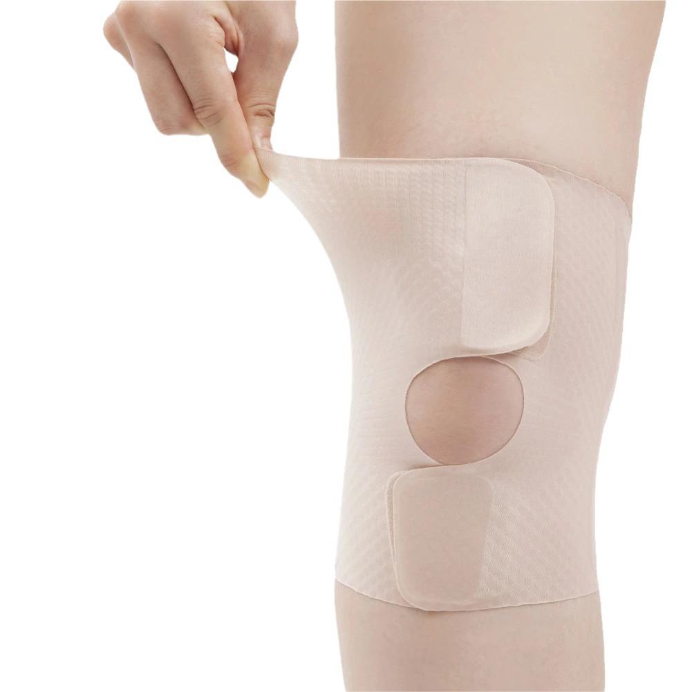 Japanese Women's Thin Knee Support for Meniscus Protection - Breathable Sports Brace for Running, Walking, and Joint Injury Prevention.