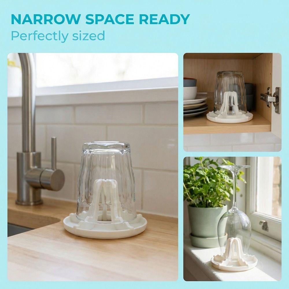 Hollow Single Cup Drying Rack Plastic Bottle Cleaning Tools Cup Storage Holder  Baby Bottles