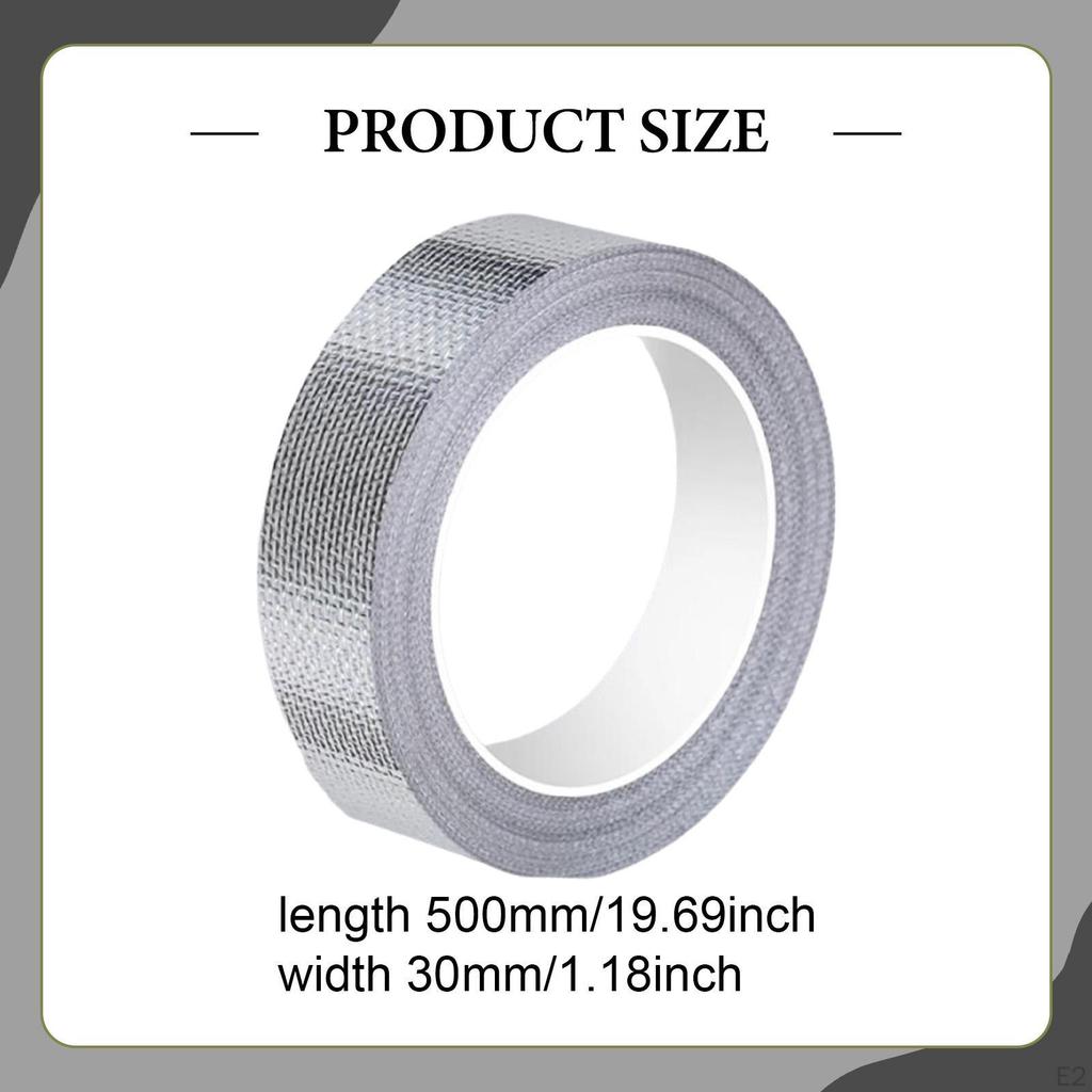 Aluminum Fiberglass, Waterproof, Self-, Tear-resistant, 5 M, Insulation for Automotive , Ducts