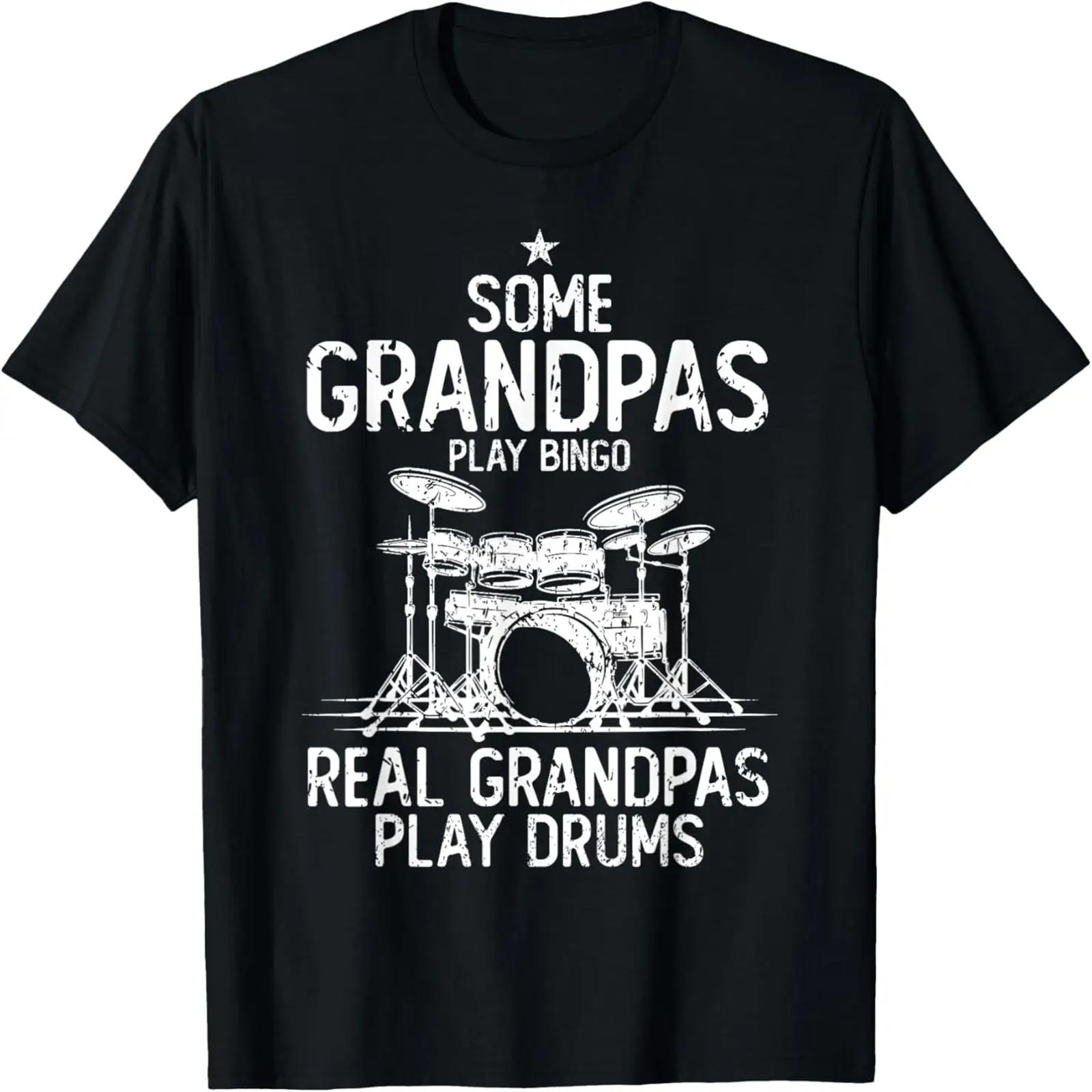 T Rex Drumming Drum And Bass Shirt Rock Band Drummer Gifts T-Shirt S
